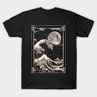 Kanagawa Tarot Card T-Shirt